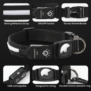 Apple AirTag LED Pet Collar