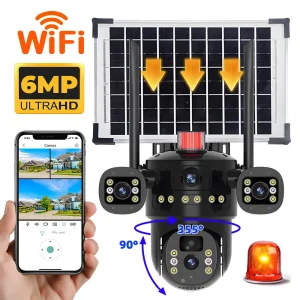 Smart WiFi Security Camera with Night Vision
