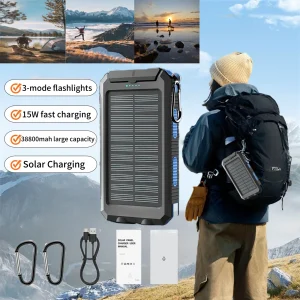 38800mAh Solar Power Bank Charger